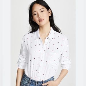 Rails Rocsi Hearts Button Up Shirt
